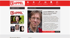 Desktop Screenshot of magazine-appel.be